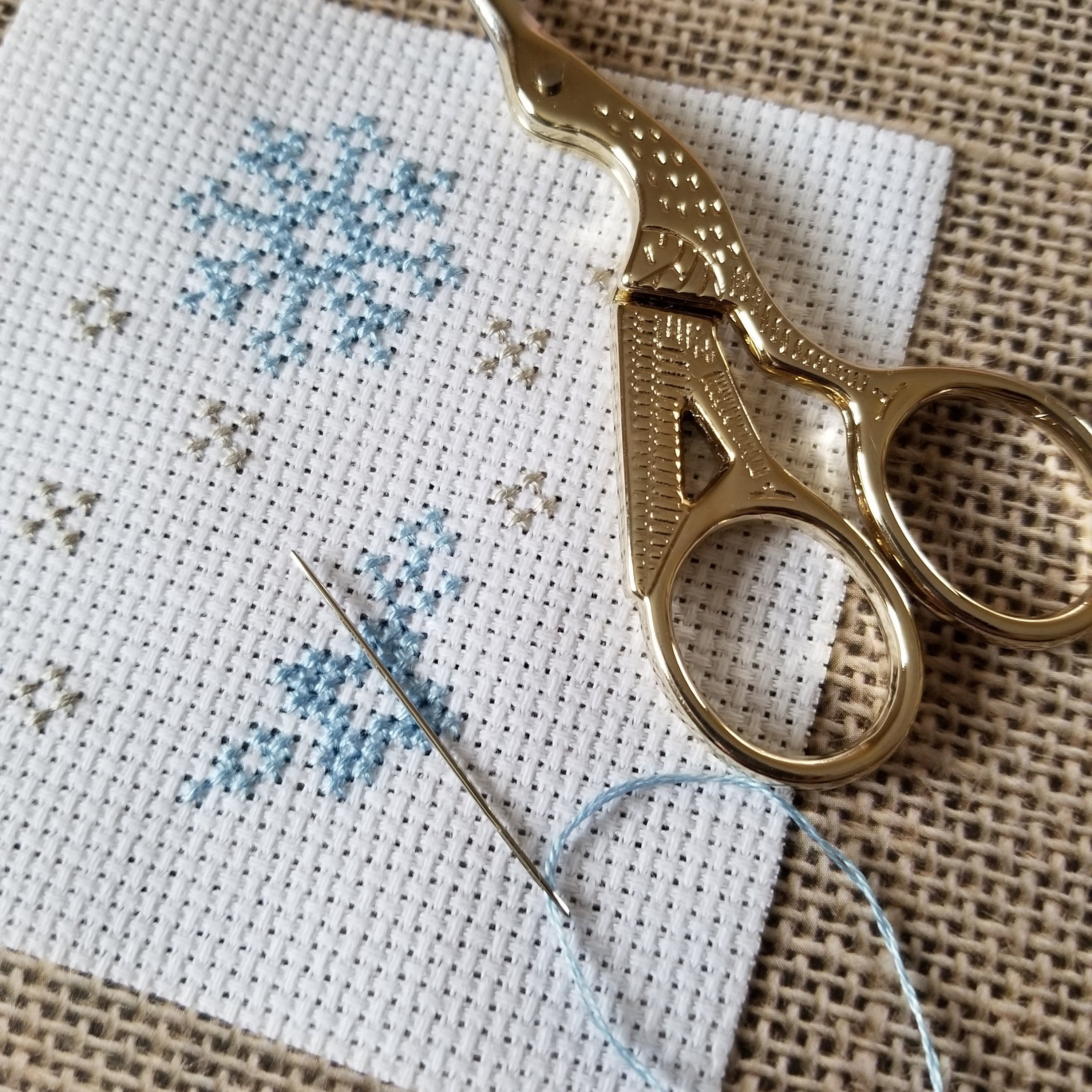 Hello Winter cross stitch kit