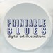 PrintableBlues store logo