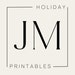 JM Holiday Printables