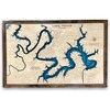 Pine Lake, Choose Your Custom Design, Custom Wood Map, Lake House Decor ...