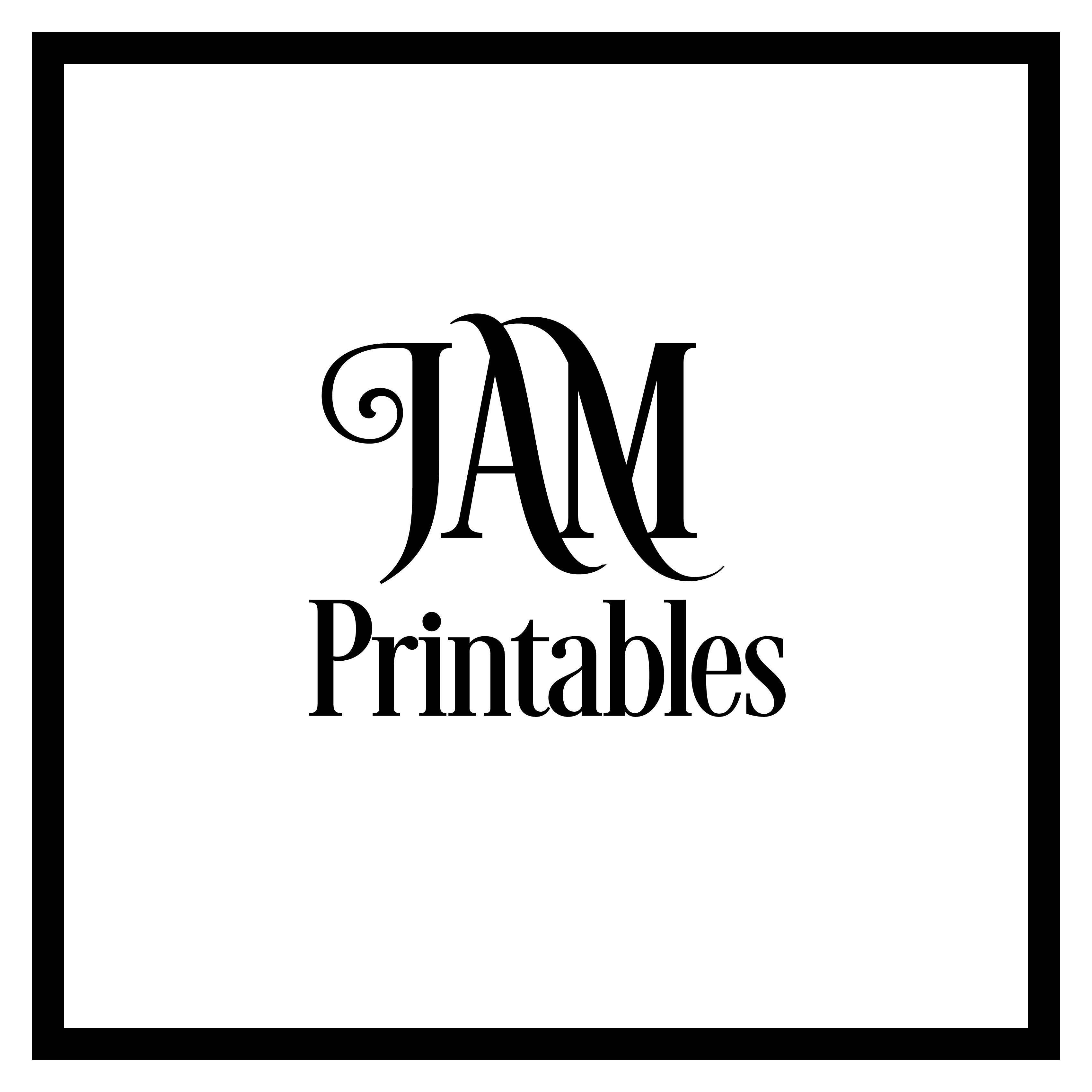 JamPrintables Etsy JamPrintables Etsy