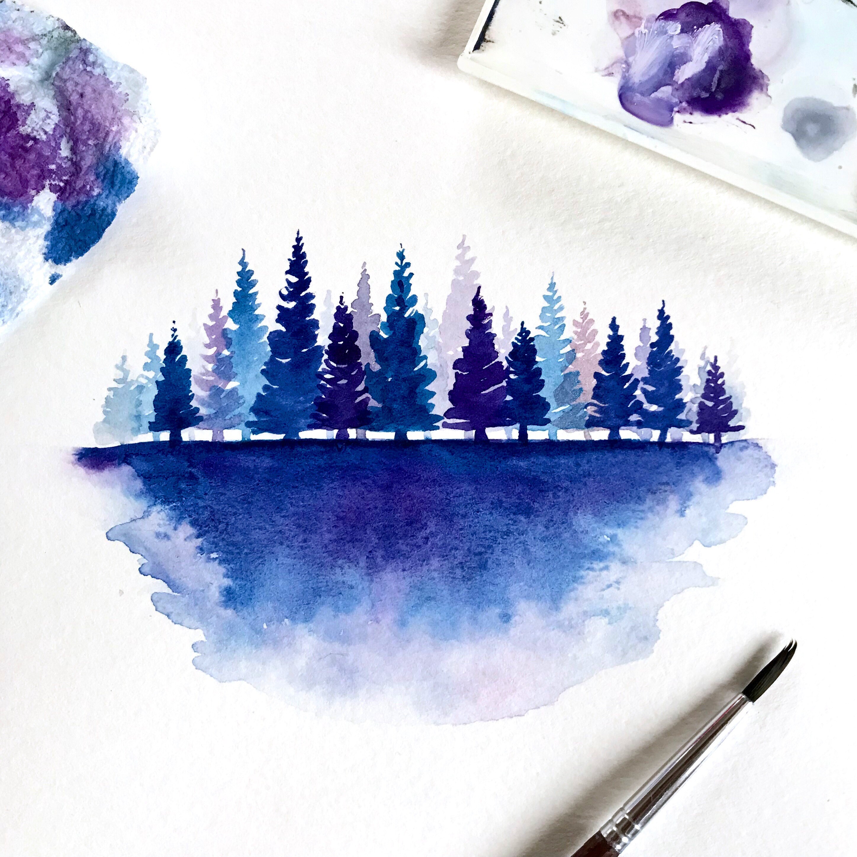 Рисование акварелью
