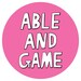 Owner of <a href='https://www.etsy.com/uk/shop/ableandgame?ref=l2-about-shopname' class='wt-text-link'>ableandgame</a>