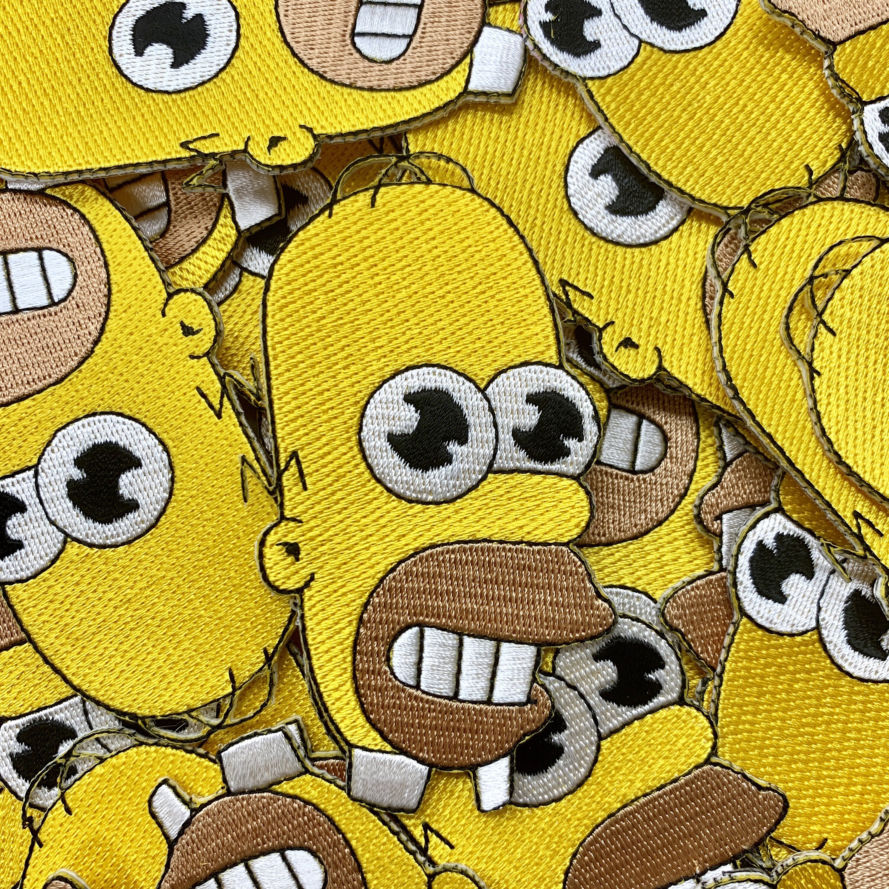 Custom Patches Retro Patches Wario Face Emblem Super Mario Embroidered Custom Iron-On or Sew-On Patch Limited Edition Patches