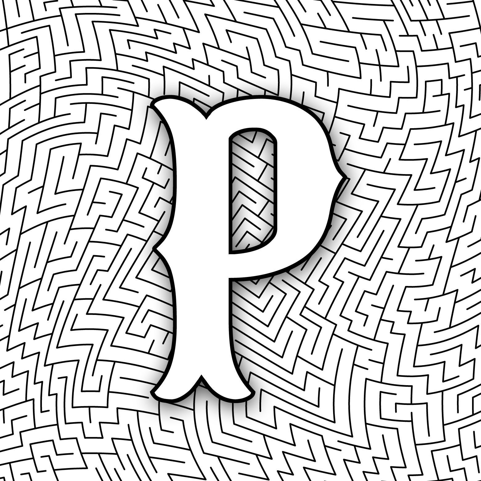 hexagon maze printable pdf full page maze challenging etsy israel