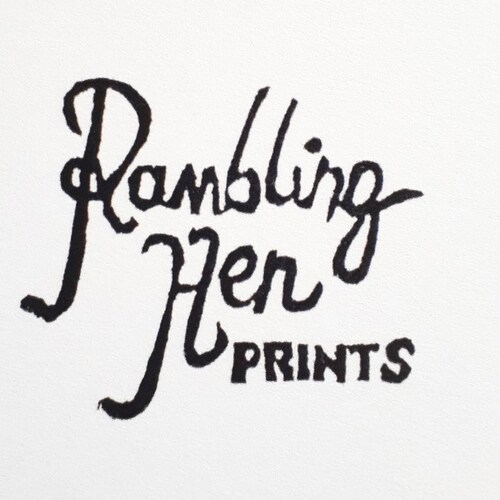 Maker Of Quirky Linocut Prints Von Ramblinghen Auf Etsy