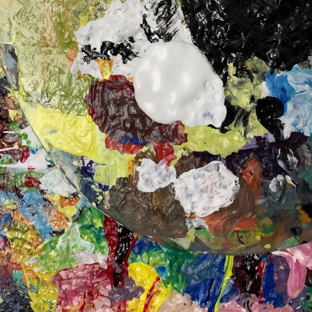 Body art painted and pressed to canvas by BoobyMcgee on Etsy