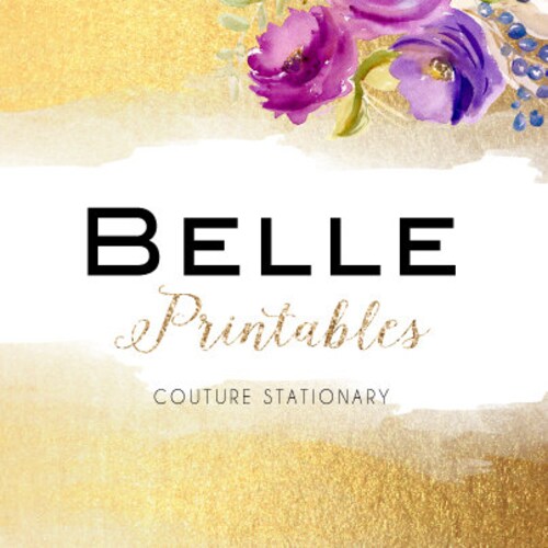 BellePrintables Etsy BellePrintables Etsy