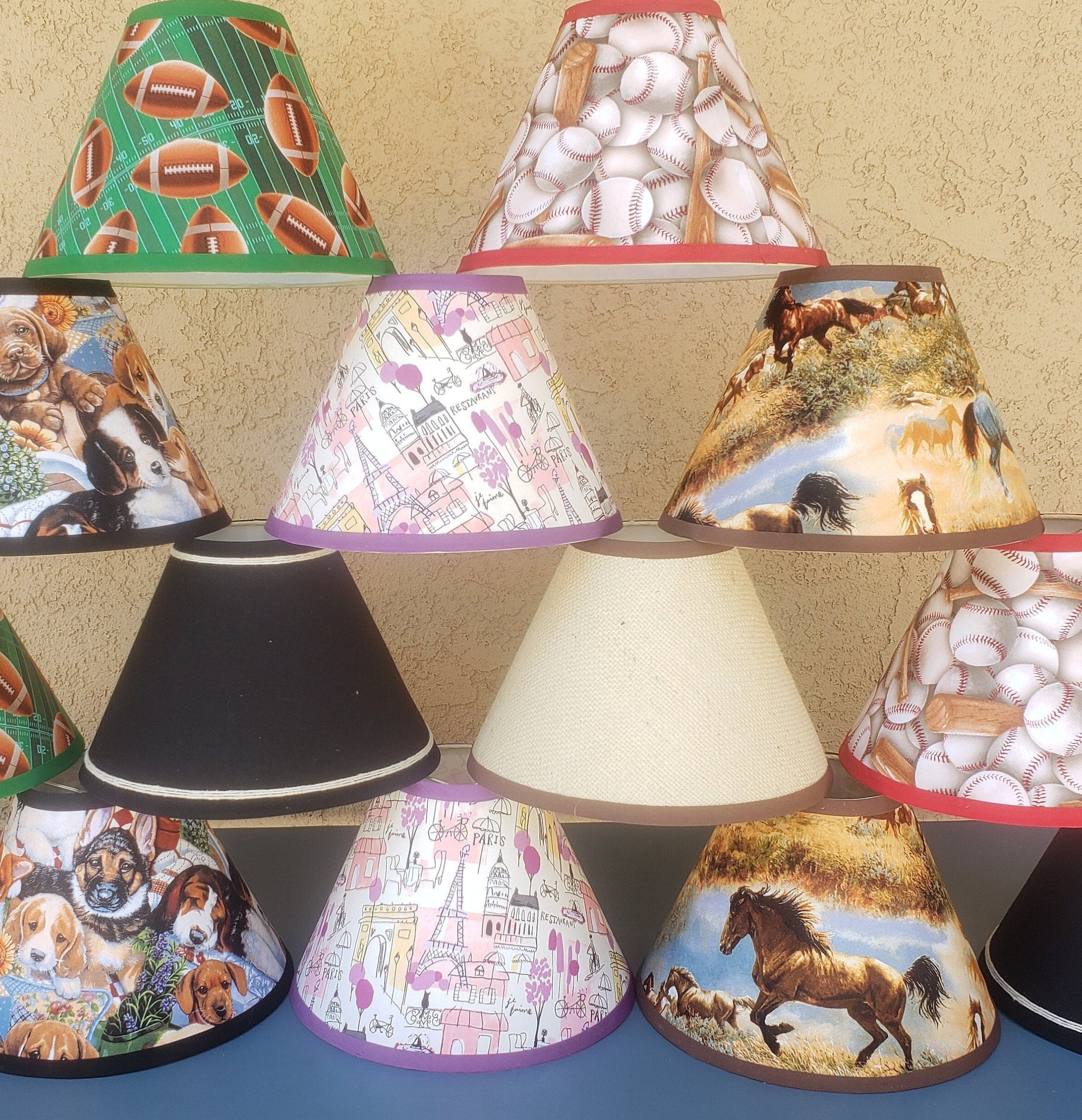 Waterford silk outlet lamp shades