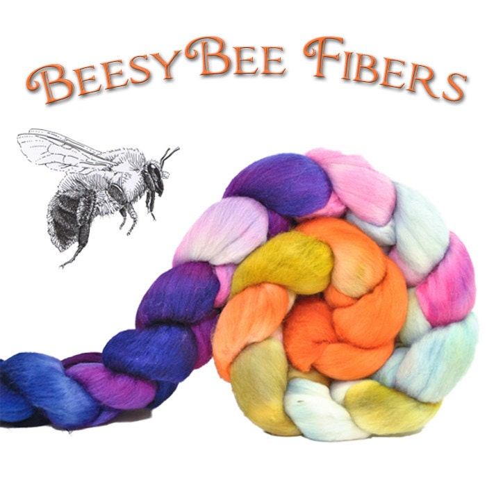 Hand Dyed Wool Roving Hand Dyed Yarn Luxury Blends By Beesybee - needle felted roblox shy bee shy bee sculpture roblox bee etsy