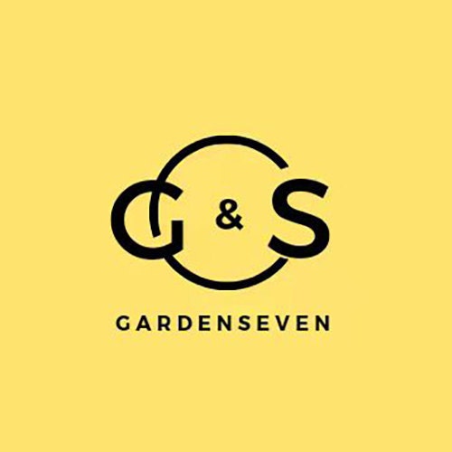 GardenSeven Logo All Over Satin Bonnets Edge Wraps
