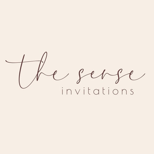 Thesenseinvitations store logo