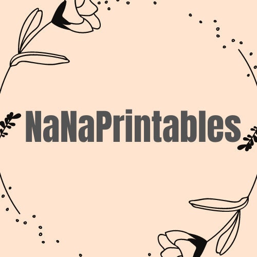 NaNaPrintables - Etsy