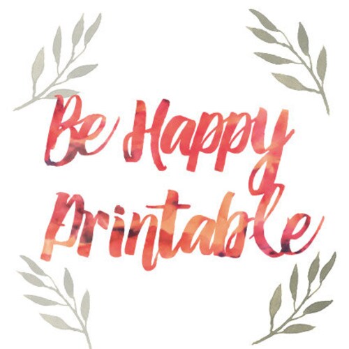 Behappyprintable store logo