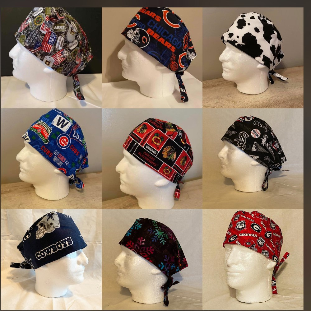 Harley Davison Scrub Hat/scrub Cap 
