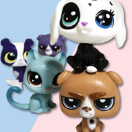 Littlest Pet Shop Hasbro Toy Folding House Get Better Center Play Set Lot  RARE!
