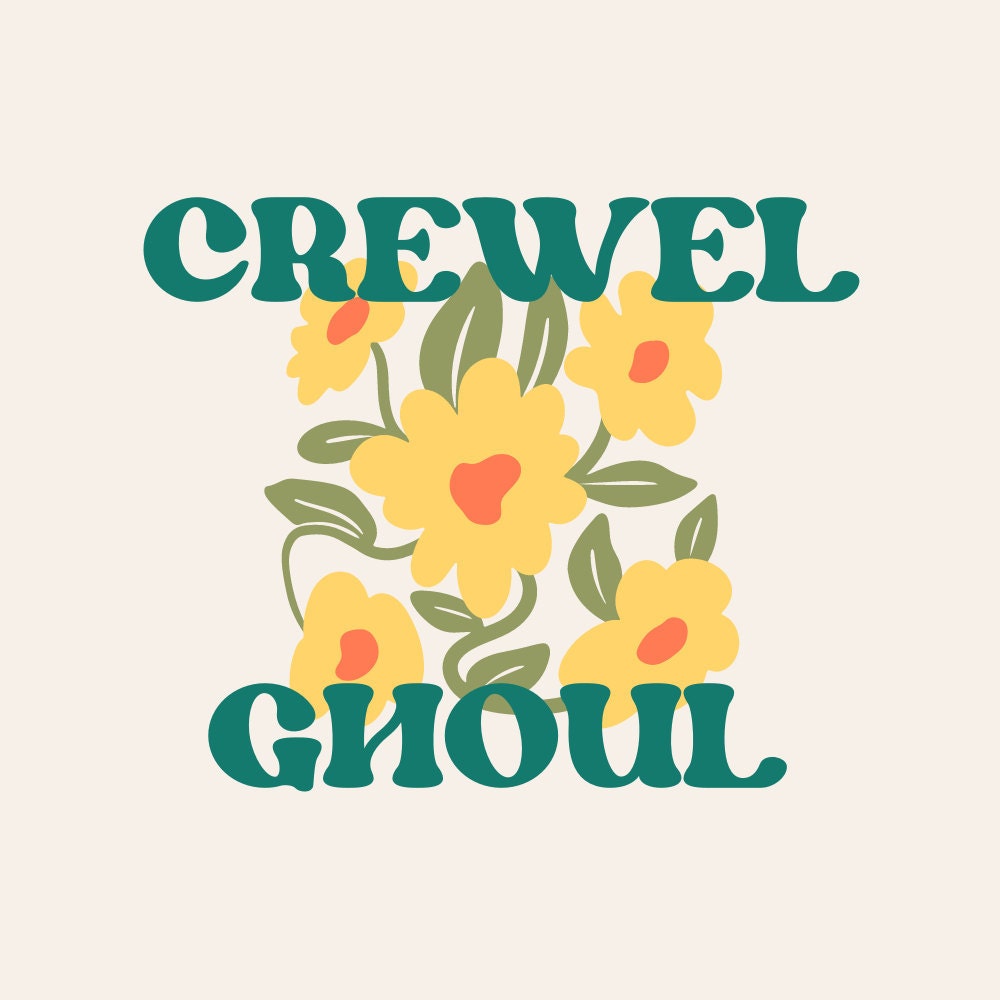 Embroidery Design eBook - Crewel Ghoul