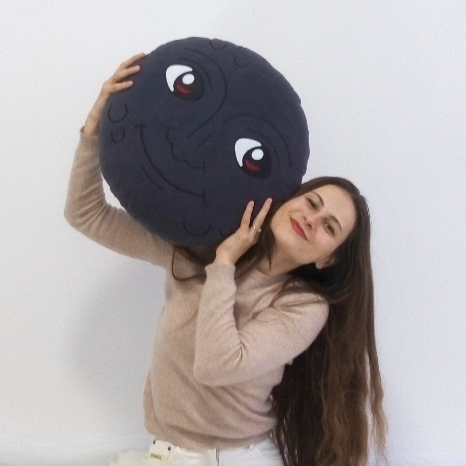 Woozy Face Emoji Pillow Drunk Face Custom Emojis 