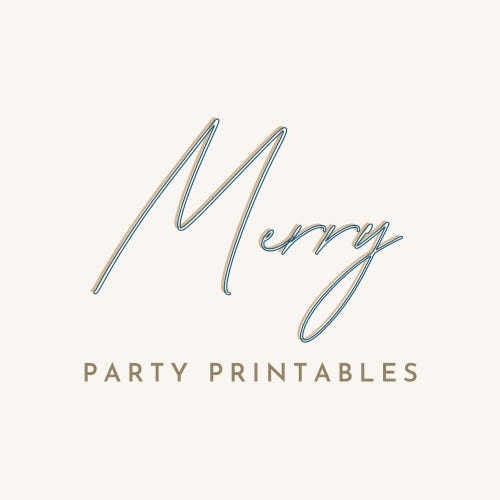 MerryPartyPrintables store logo