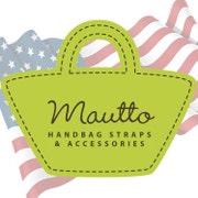 Mautto Dark Brown Leather Strap (13mm Petite Width) for LV de Pochette Etc 30 Shoulder / Silver-Tone