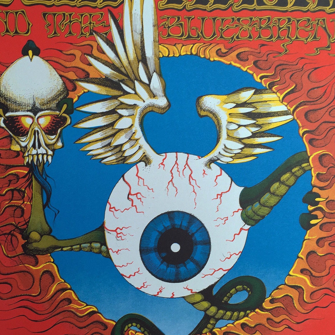 1968 Jimi Hendrix Experience Flying Eyeball Bill Graham - Etsy