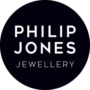 Philip Jones - Collana Con Iniziale D In Argento Placcato E Cristalli Zirconia