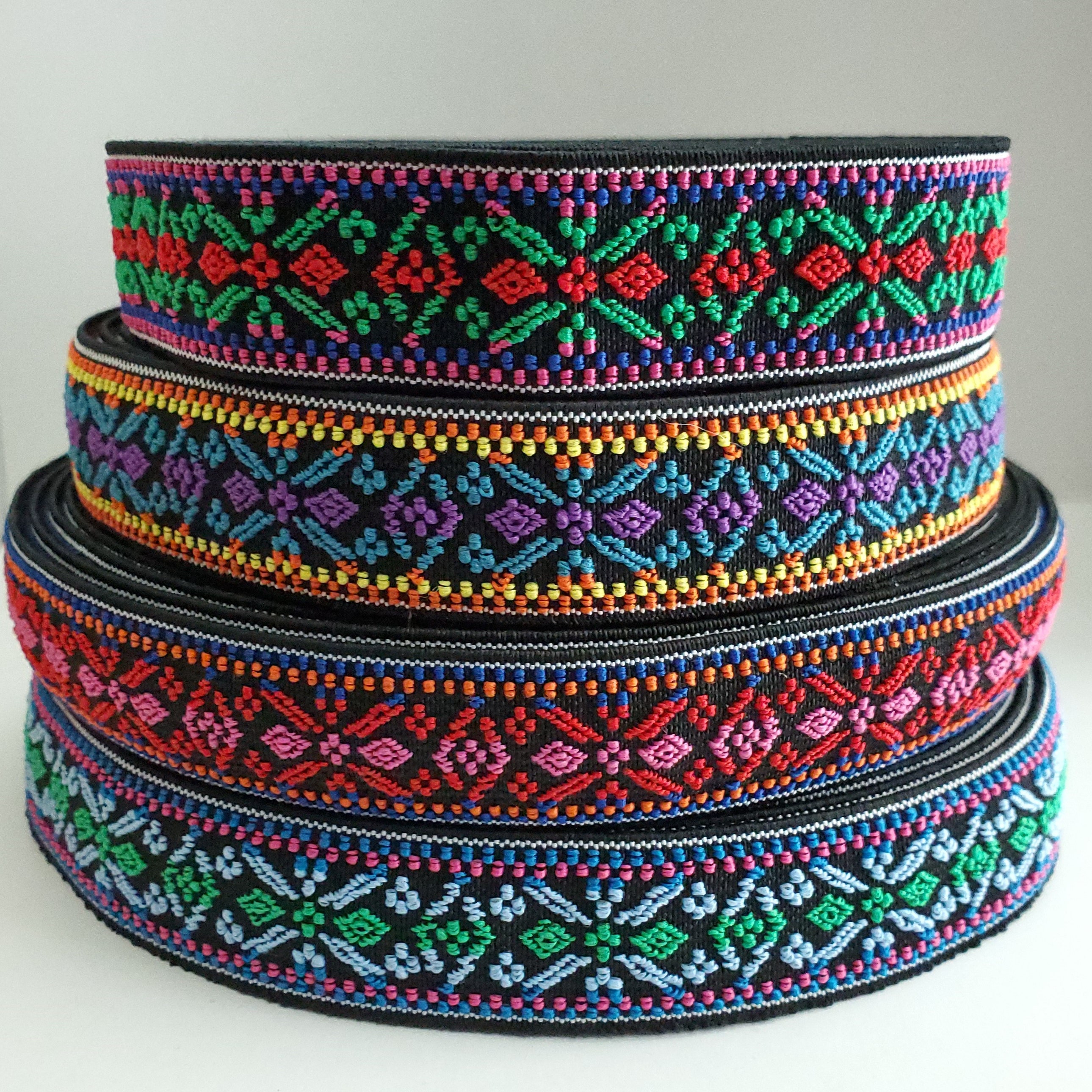3 Inch 75mm Wide Colored Patterned Elastic Band // Waistband