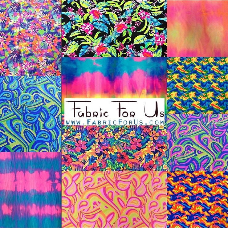 By the Yard or Bulk Geometric Border Pattern on Non-Stretch See Through Polyester Chiffon Fabric 58 to 60 Inches Wide