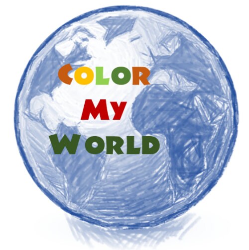 World Map Coloring Page Sales Labeled A4