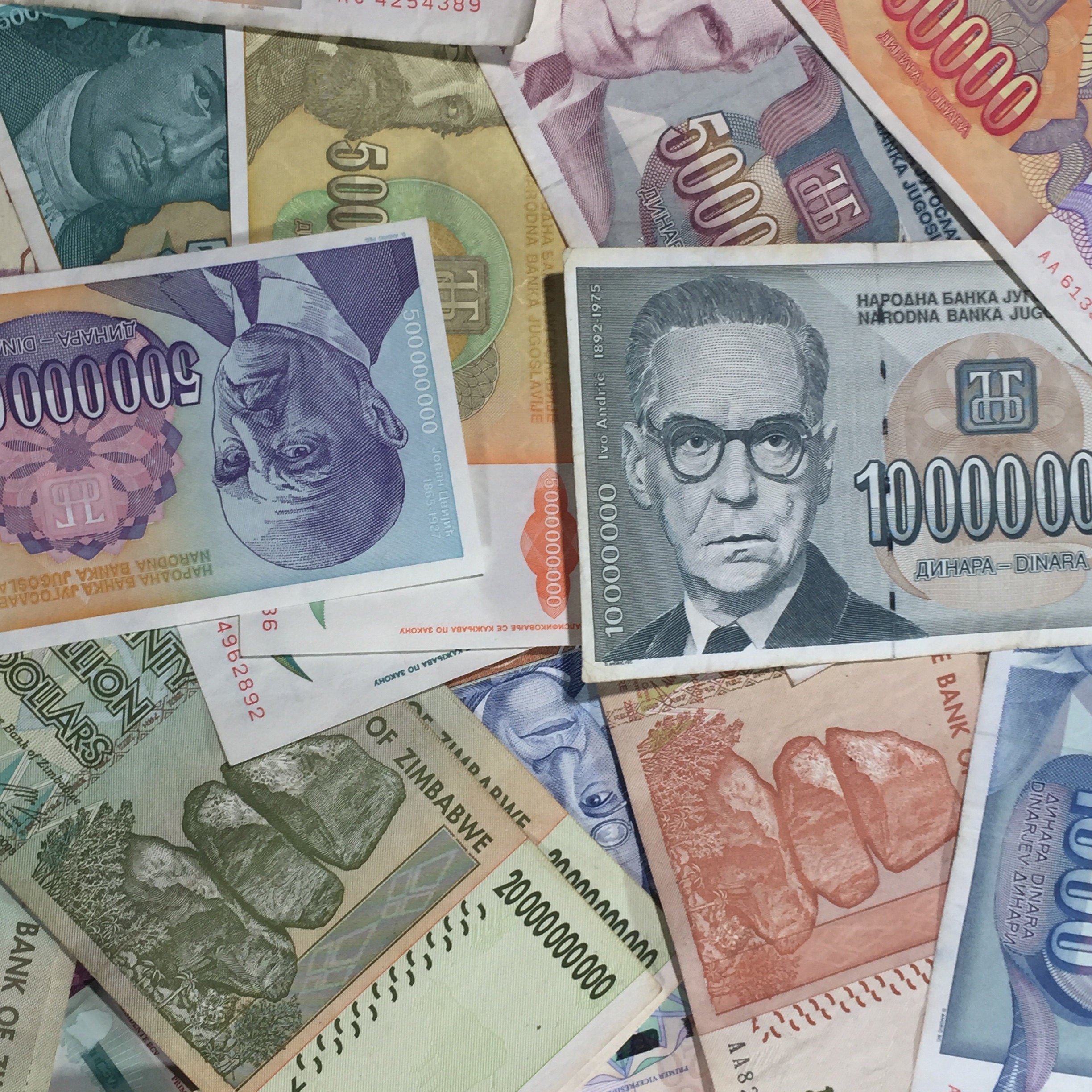 Yugoslavia Hyperinflation Paper Money 6 Banknotes Vintage Etsy Yugoslavia Hyperinflation Paper Money 6 Banknotes Vintage Etsy