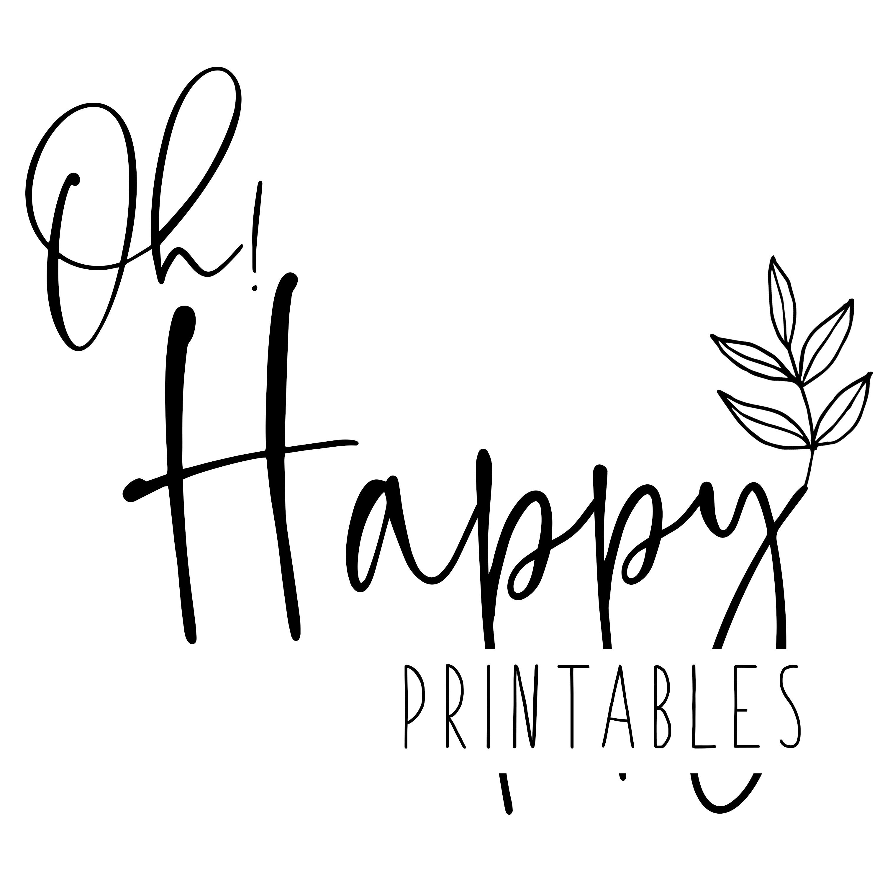 Save The Date - ALLEGRA – OhHappyPrintables