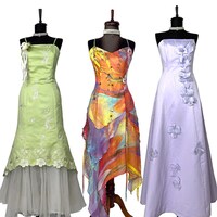 Fully Beaded Silk Gown main image 1