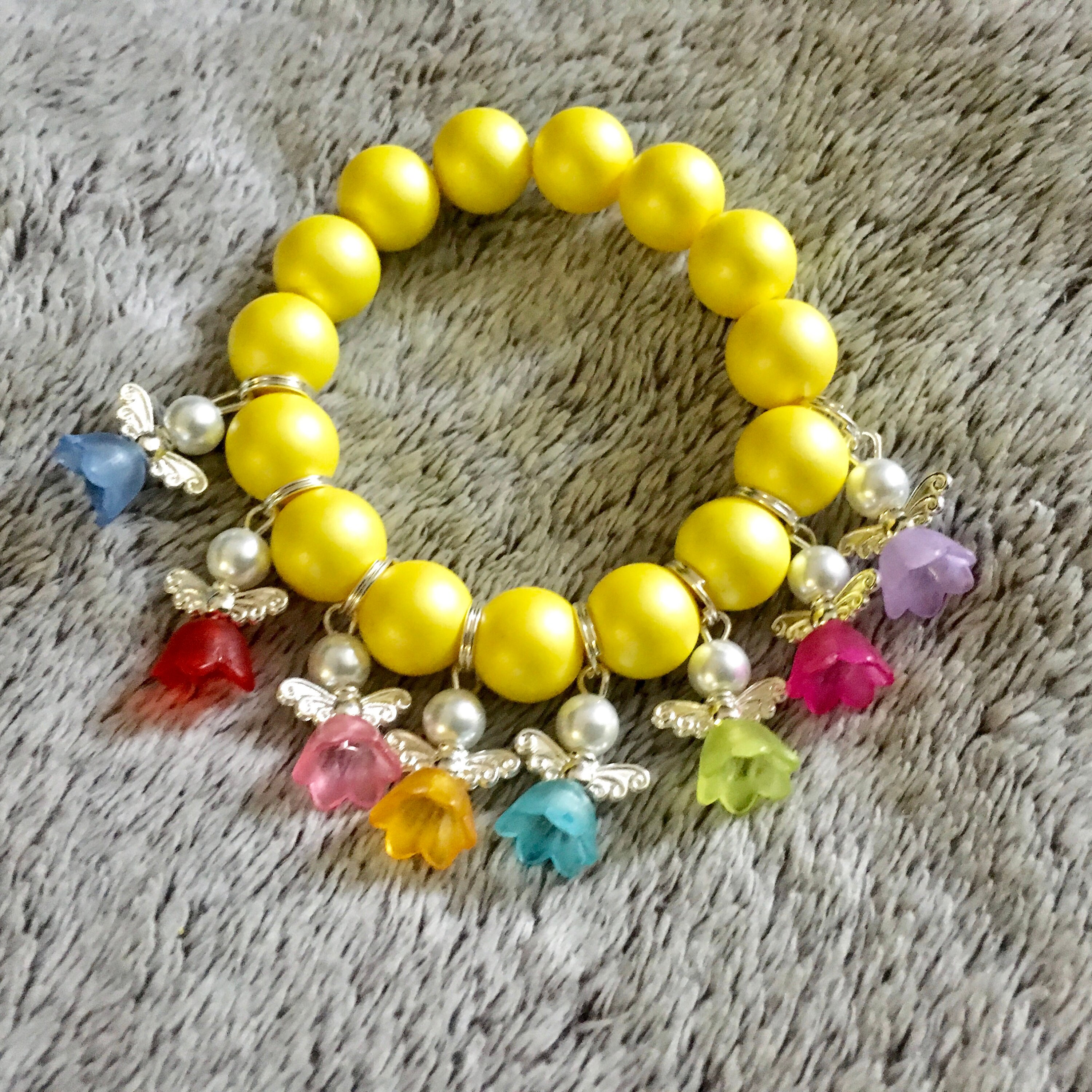 Tricolor Strech Bracelet Spooky Season Sugar Skulls