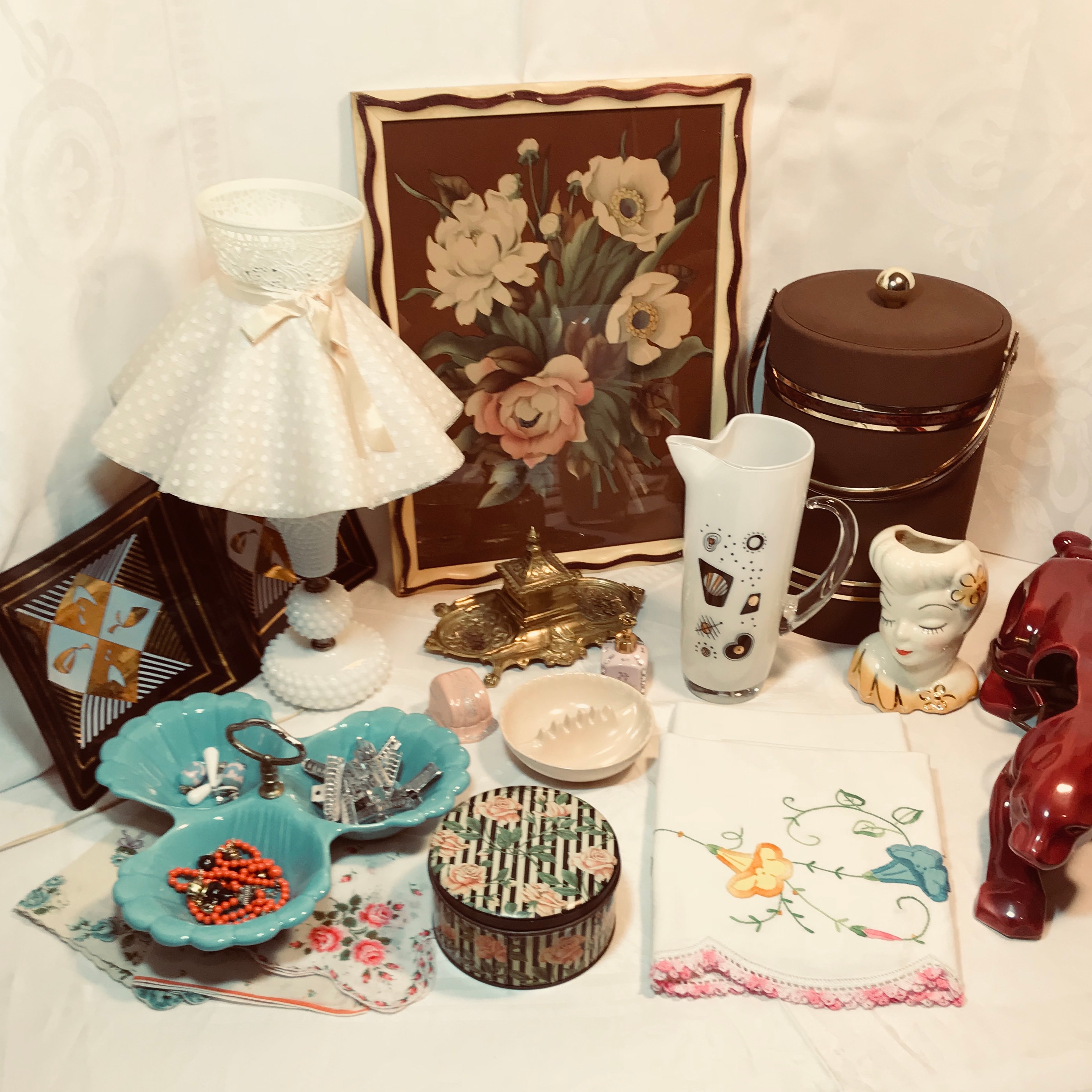 Pfaltzgraff Villa Floral 11 Flour Canister Jar Discontinued Pattern Rare Find