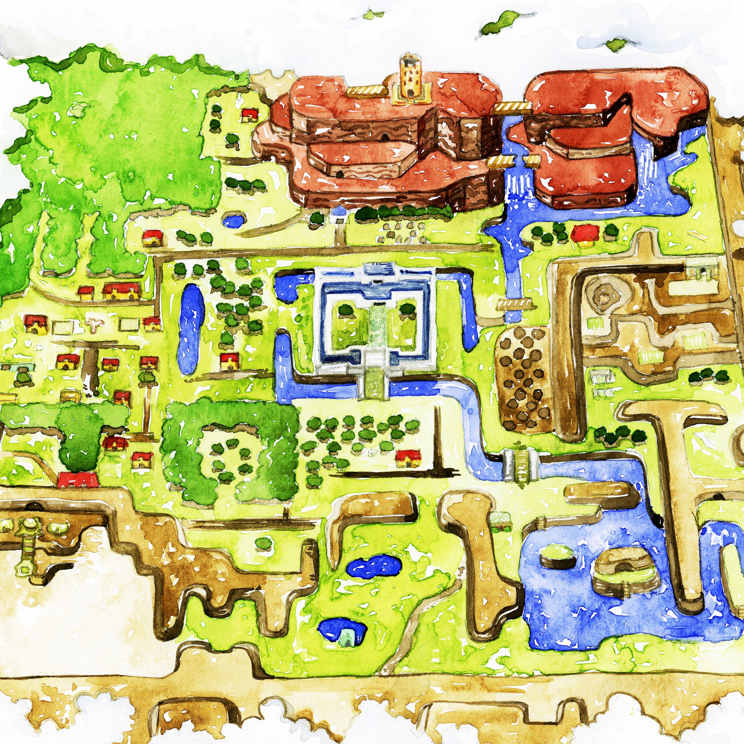 Grand World Map - Super Mario Wiki, the Mario encyclopedia