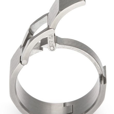 Jeff Mcwhinney Designs Ring Clip Key Ring Titanium