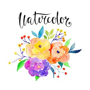 Aquarell Floral Clipart Rahmen Grenzen Licht Arrangements Etsy