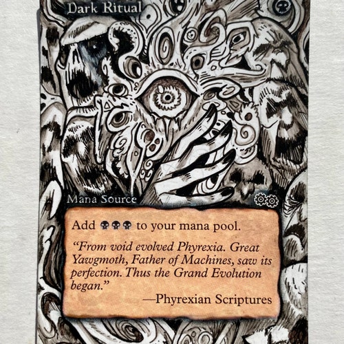 Magic the Gathering Swamp Full Art Alter - Etsy
