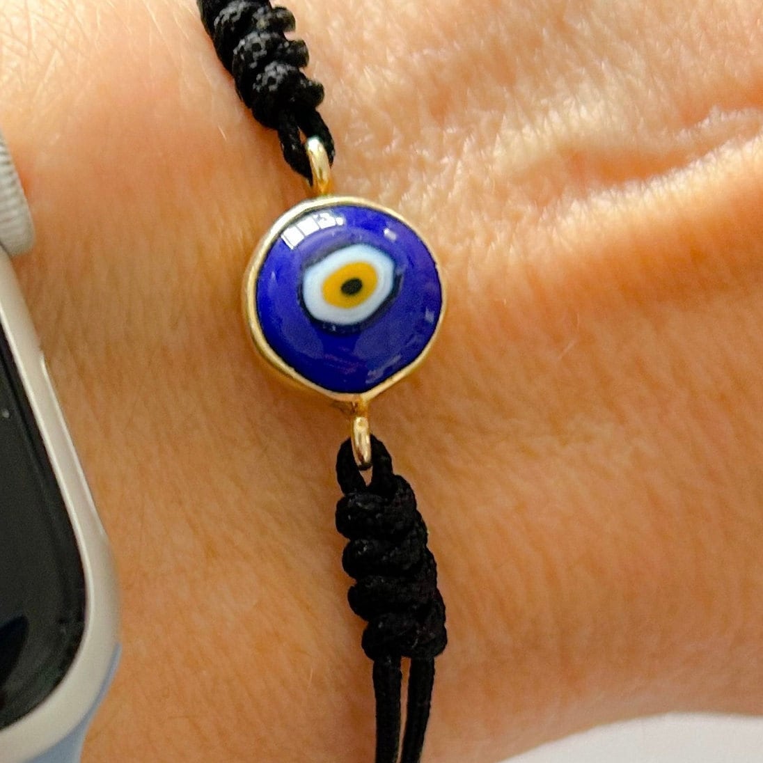 Türkische blaue Auge Anhänger, Glas Evileye verstellbar elong Eye  Halskette, Nazar Schutz Amulett, Geschenk Auge Schmuck - .de