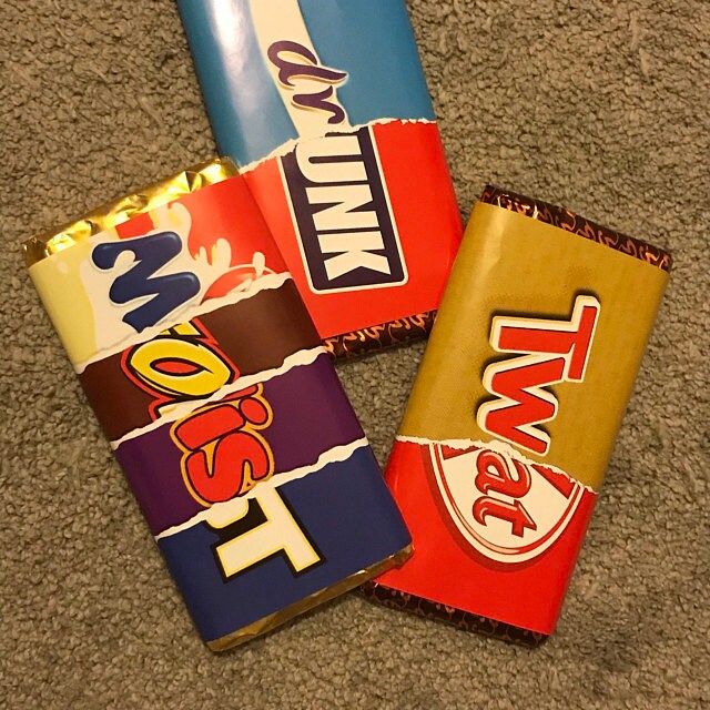 S Ms Chocolate Bar Wrapper Joke Funny Rude Gift Birthday Etsy