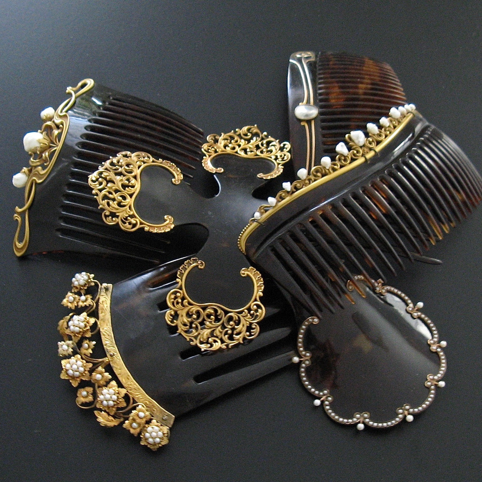 Antique and Vintage Hair Combs by CombAgain on Etsy