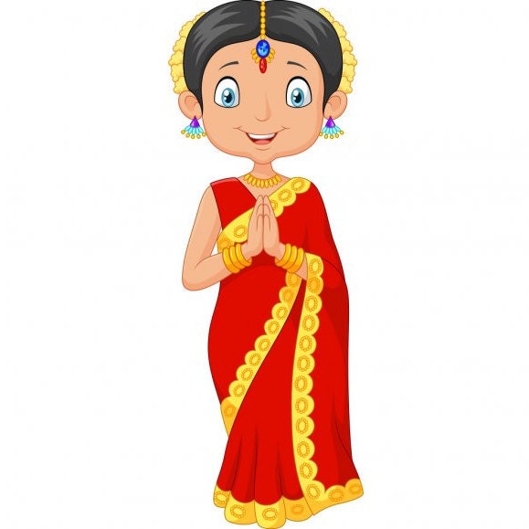 Индийская девочка рисует стрелки мем welcome to my shop от INDIANGreatattire на Etsy