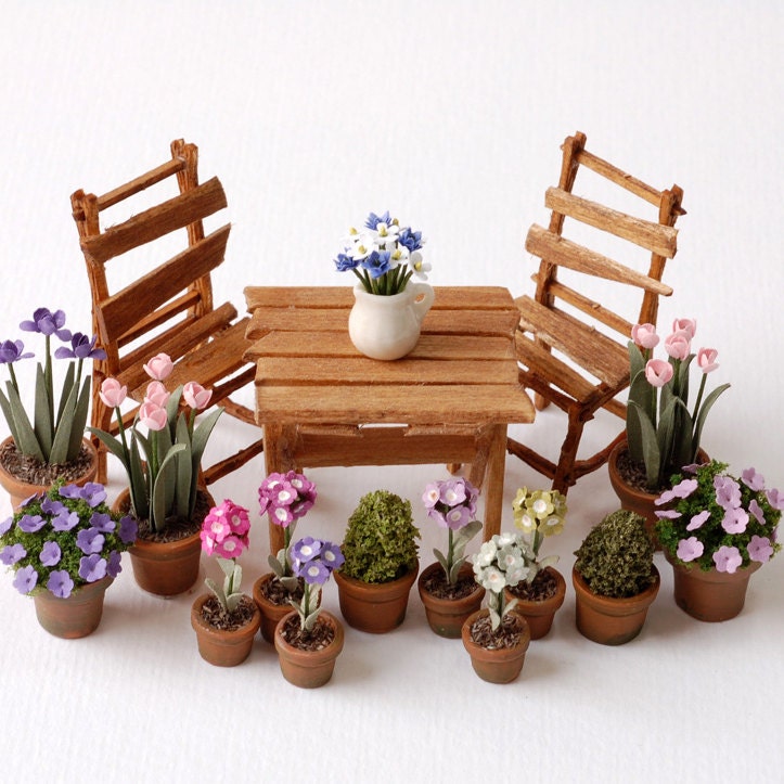 Cosmea. Botanical miniature. Flowers on a stand 1:12 - Shop  MiniatureFlowersArt Other - Pinkoi