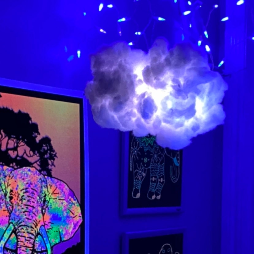 CLOUD Light hanging Cloud 14 Battery Operated LED Ambient Light