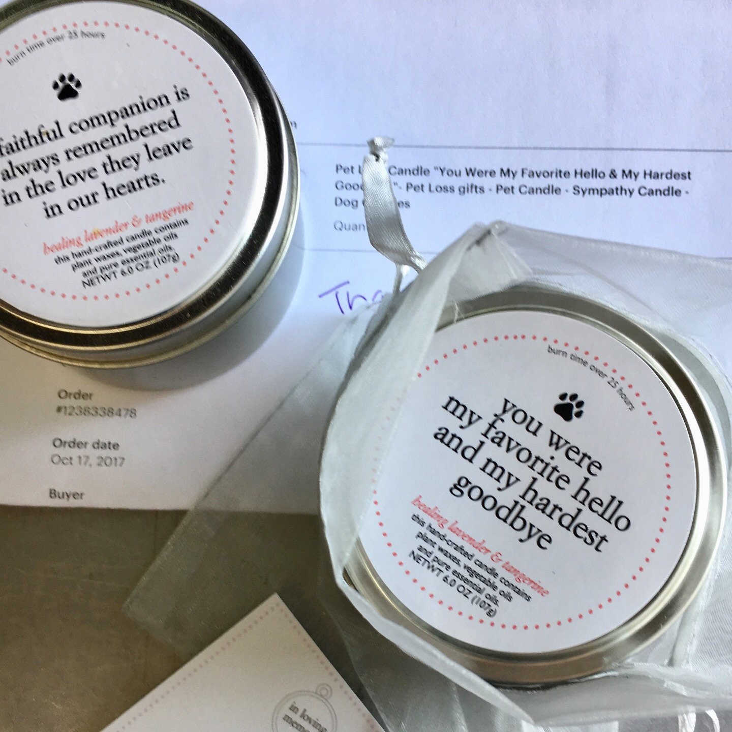 Pet Loss Candle You Were My Favorite Hello & My Hardest Etsy