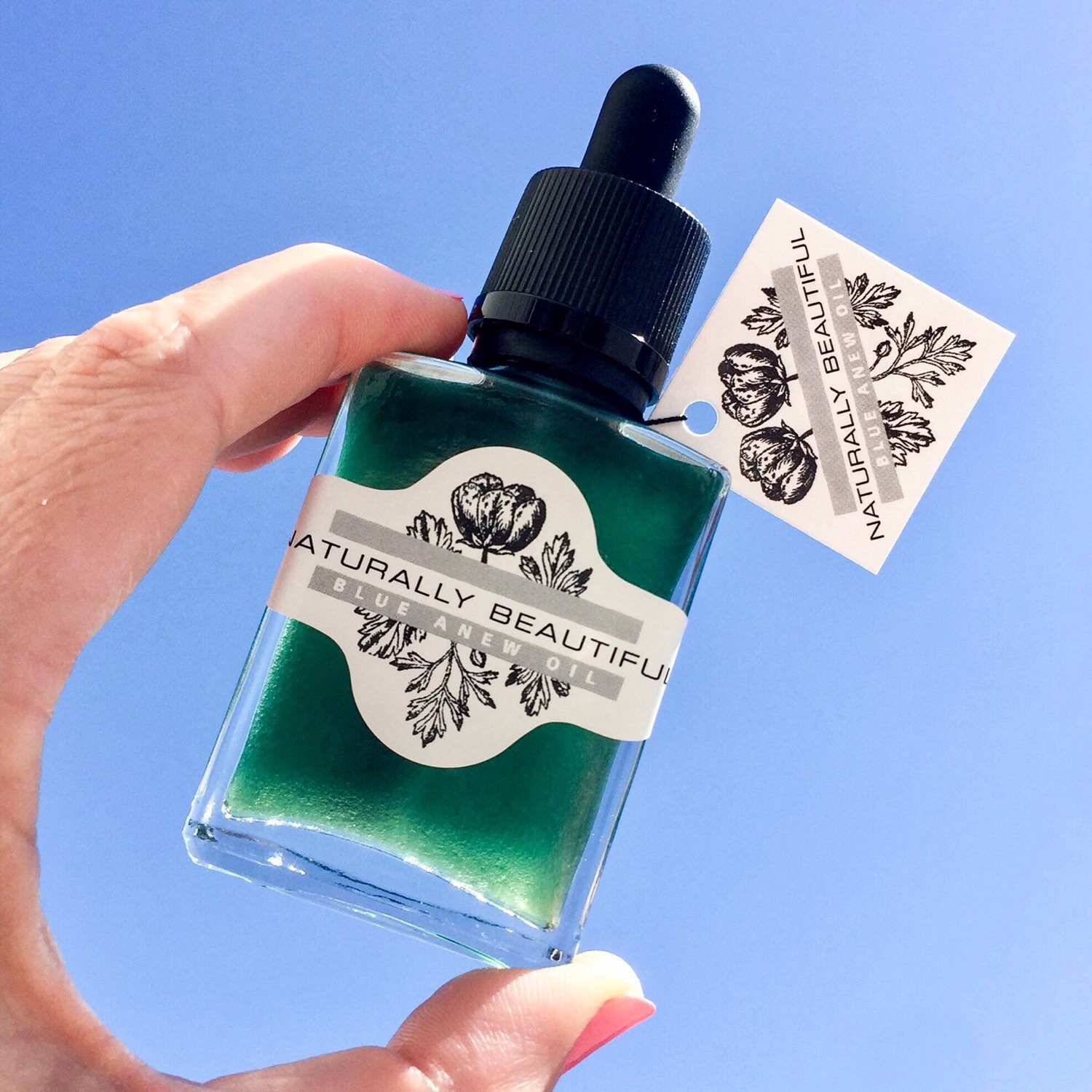 Lactic Acid Blue Tansy Facial Oil Natural Skincare Etsy