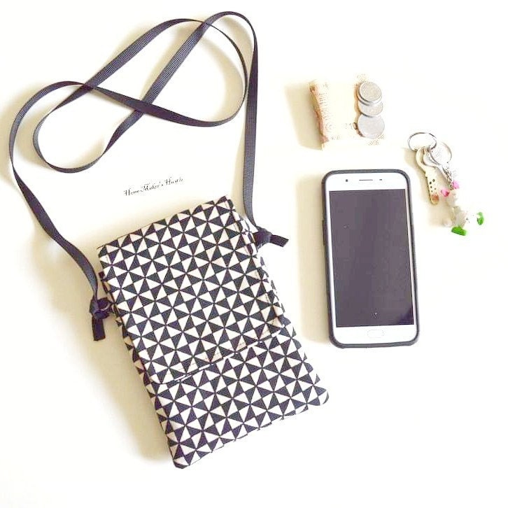 PdF Pattern Mini Cell Phone Bag Crossbody Pouch Small Sling Etsy