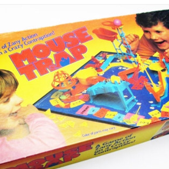 Vintage MOUSE TRAP Board Game Complete Milton Bradley MOUSETRAP 