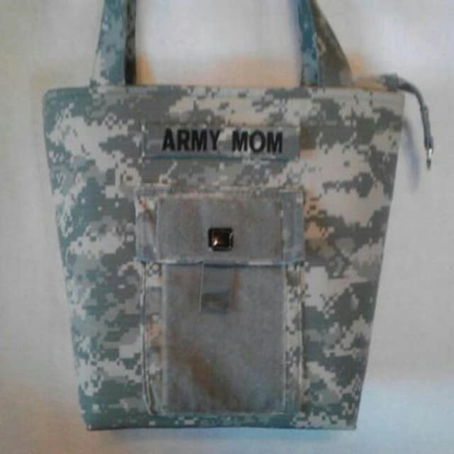 Camo military diaper bags Army Marines Navy by bythebayoriginals