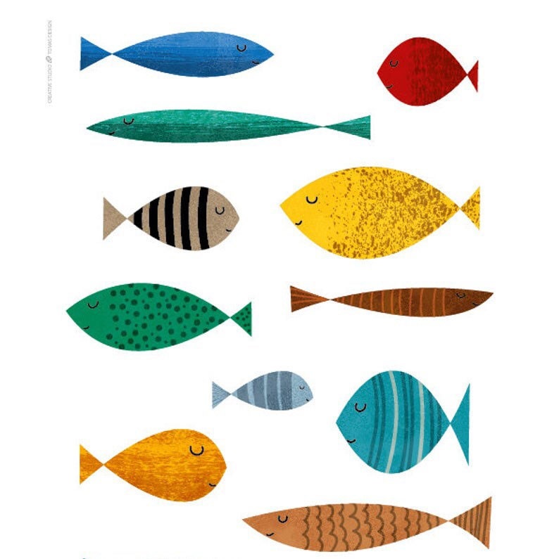 fish nursery decor
